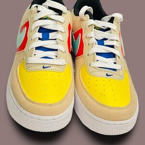 Nike Air Force 1 Low Multi-Color (GS) Size 4